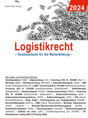 cover image of Logistikrecht 2024